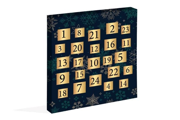 Adventskalender Adventskalender Gull