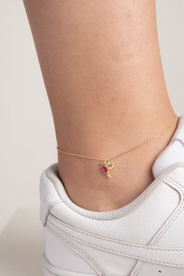 Sølv anklet ELKSLVR7596A