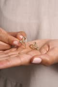 Miniatyrbilde 3 av 3: Øredobber av metall ELKGC68325