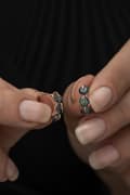Miniatyrbillede 3 af 3: Sølvørering TRDYL989