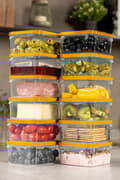 Miniatyrbild 2 av 2: Förvaringsbox Set (6 delar) YYBLLA3506LI - Orange