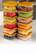 Miniatyrbild 1 av 2: Förvaringsbox Set (6 delar) YYBLLA3506LI - Orange