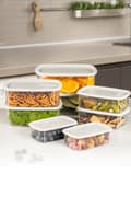 Pikkukuva 1 / 7: Säilytyslaatikkosarja (8 kpl) SYBOX8LIKRSK - harmaa