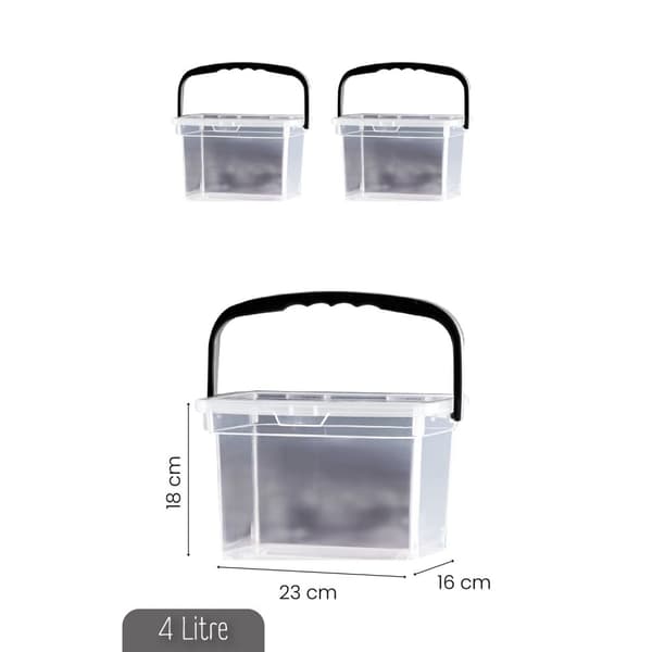 Förvaringsboxsats (2 delar) KARE4LDTRJN2LI - Vit