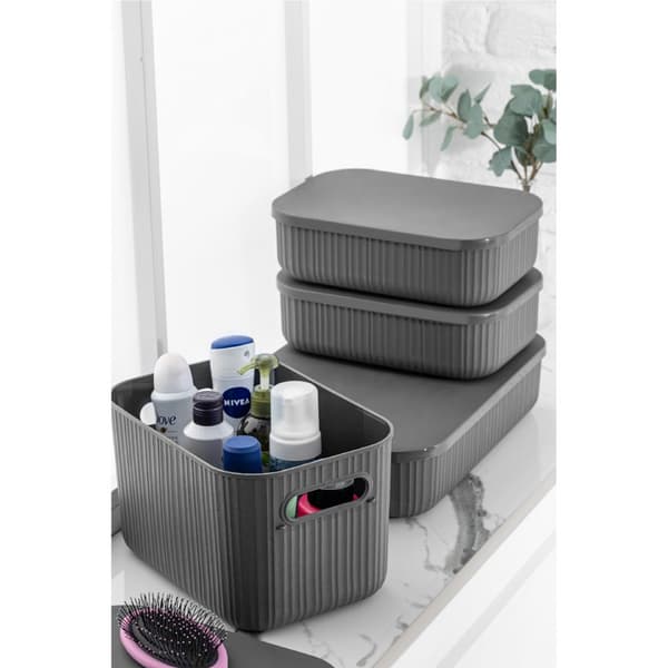 MakeUp Organizer VLINE4LIKRSK - Antracit