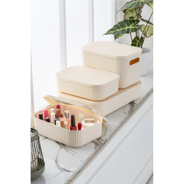 MakeUp Organizer VLINE4LIKRSK - Beige