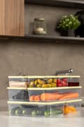 Miniatyrbild 2 av 4: Förvaringsboxsats (10 delar) YBLLA10LU - Gul