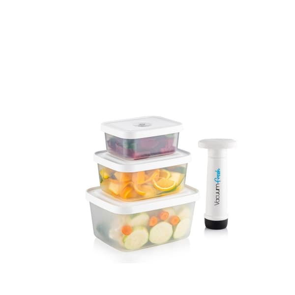 Förvaringsboxsats (4 delar) VCC-4-PMP - Transparent