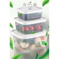 Miniatyrbild 5 av 6: Förvaringsboxsats (4 delar) VCC-4-PMP - Transparent