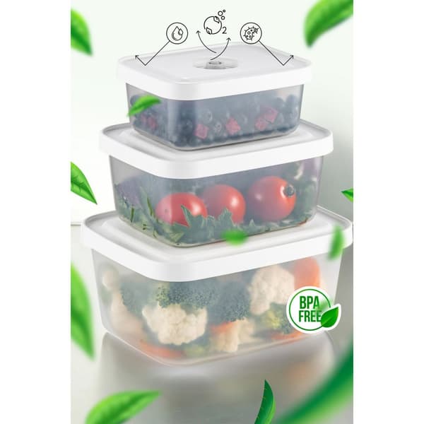Förvaringsboxsats (4 delar) VCC-4-PMP - Transparent