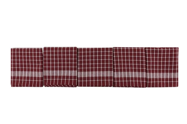 Vaskehåndklesett (10 stk) Küp - Claret Red
