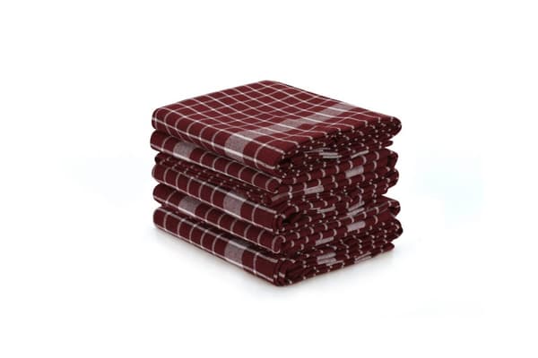 Vaskehåndklesett (10 stk) Küp - Claret Red