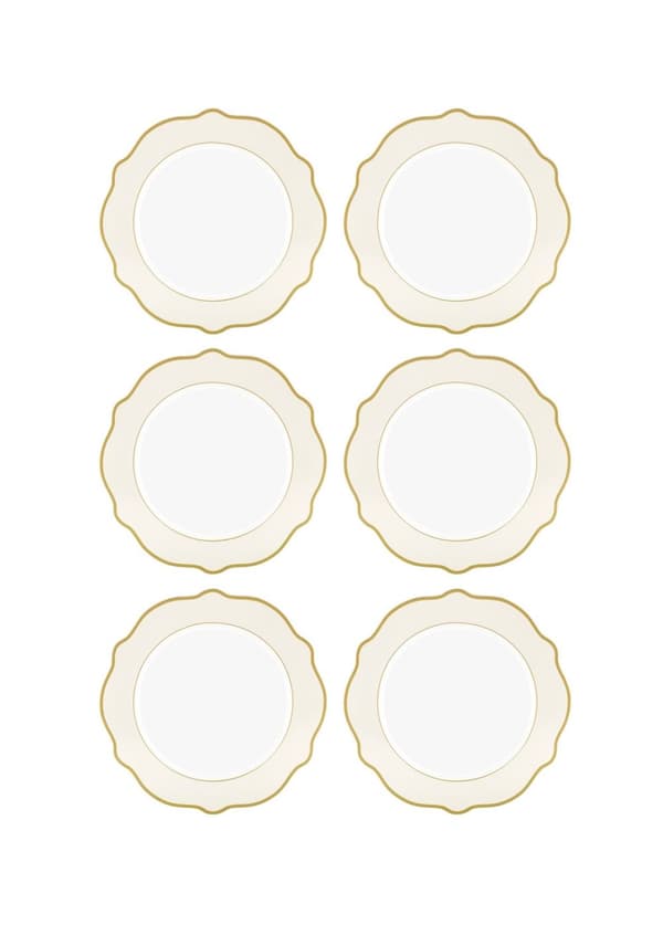 Set med desserttallrikar (6 delar) DNR0021