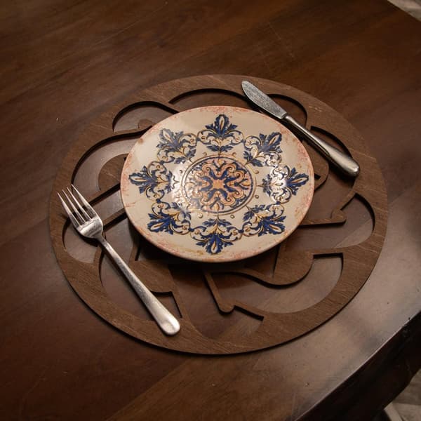 Bordmattesett av tre (4 deler) Don - Wenge