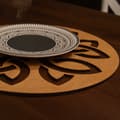 Miniatyrbilde 4 av 5: Trebordmattesett (4 stk) Lugh - honning