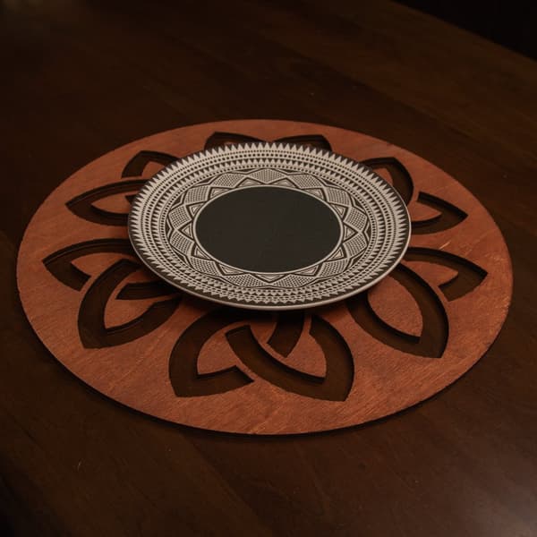 Bordmattesett av tre (4 deler) Lugh - Rose