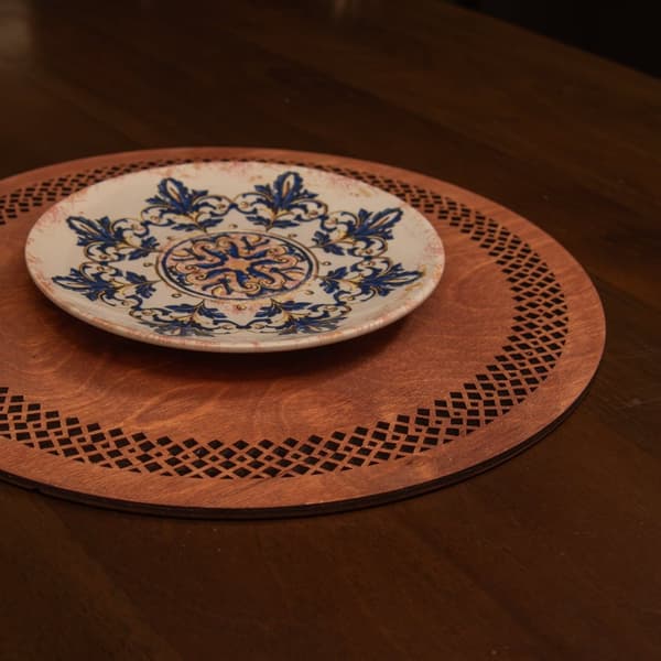 Bordmattesett av tre (4 stk) Seljuk - Rose