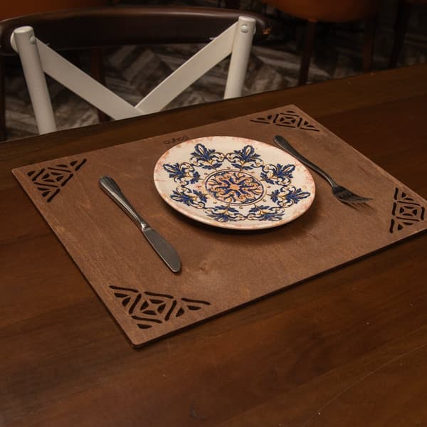 Trebordmattesett (4 deler) Corpat - Wenge