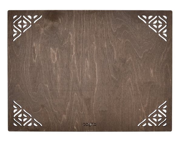 Trebordmattesett (4 deler) Corpat - Wenge