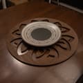 Miniatyrbillede 1 af 5: Bordmåttesæt af træ (6 stykker) Lugh - Wenge