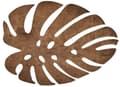 Miniatyrbilde 5 av 5: Bordmattesett av tre (4 deler) Monstera - Valnøtt