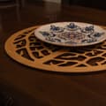 Miniatyrbilde 4 av 5: Trebordmattesett (4 deler) Coral - Honning