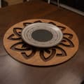 Miniatyrbillede 4 af 5: Træbordmåttesæt (6 stykker) Lugh - Valnød
