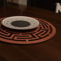 Miniatyrbilde 4 av 5: Trebordmattesett (4 deler) Labyrint - Rose