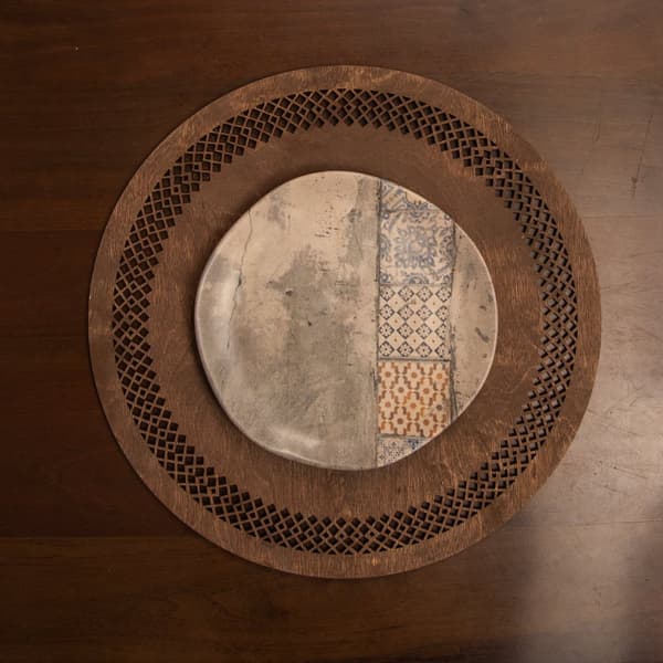 Bordmattesett av tre (4 stk) Seljuk - Wenge