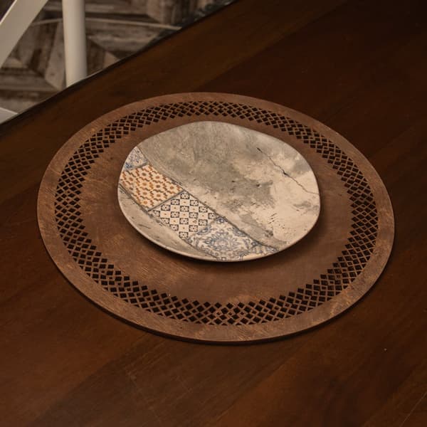 Bordmattesett av tre (4 stk) Seljuk - Wenge