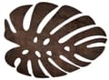 Miniatyrbillede 6 af 6: Bordmåttesæt af træ (6 stykker) Monstera - Wenge