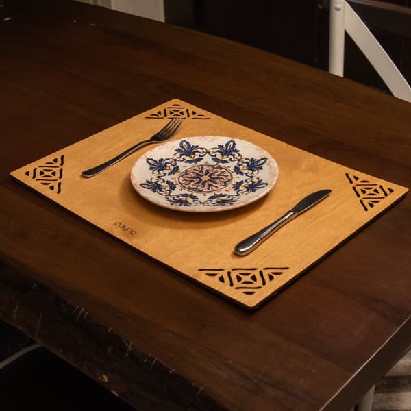 Træ bordmåttesæt (6 stykker) Corpat - honning