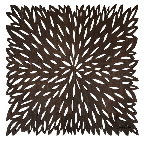 Træ bordmåttesæt (4 stykker) Pointy - Wenge