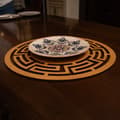 Miniatyrbilde 4 av 5: Trebordmattesett (6 deler) Labyrint - honning
