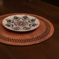 Miniatyrbillede 4 af 5: Træ bordmåttesæt (6 stykker) Seljuk - Rose