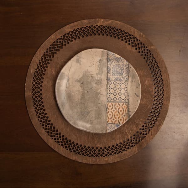 Træ bordmåttesæt (6 stykker) Seljuk - Wenge