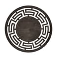 Miniatyrbilde 5 av 5: Trebordmattesett (6 deler) Labyrint - Wenge