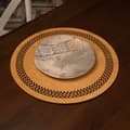 Miniatyrbillede 2 af 5: Træ bordmåttesæt (6 stykker) Seljuk - honning