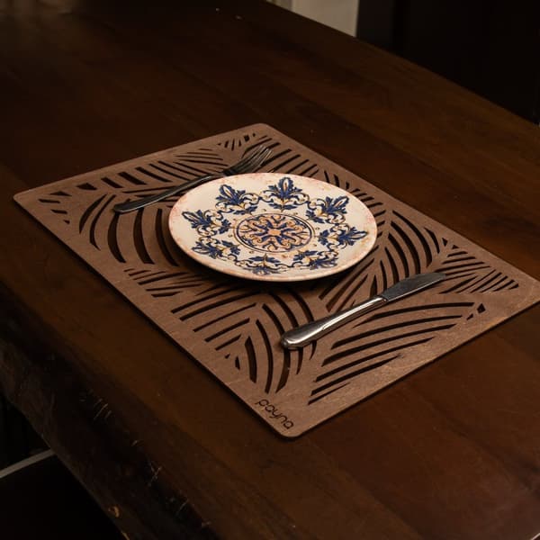 Trebordmattesett (6 deler) Plane - Wenge