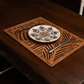 Miniatyrbild 2 av 5: Bordsmatta i trä (6 delar) Plane - Valnöt