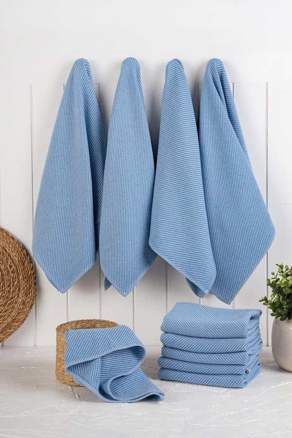 Kökshandduksset (10 delar) Eloise - Denimblå