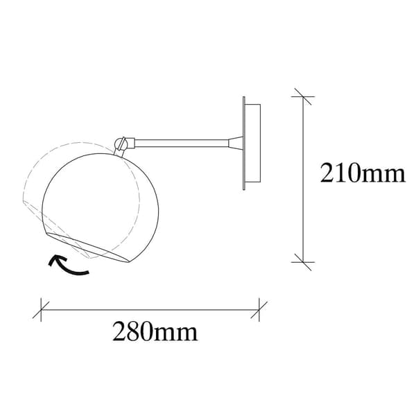 Vägglampa Sivani - MR - 708