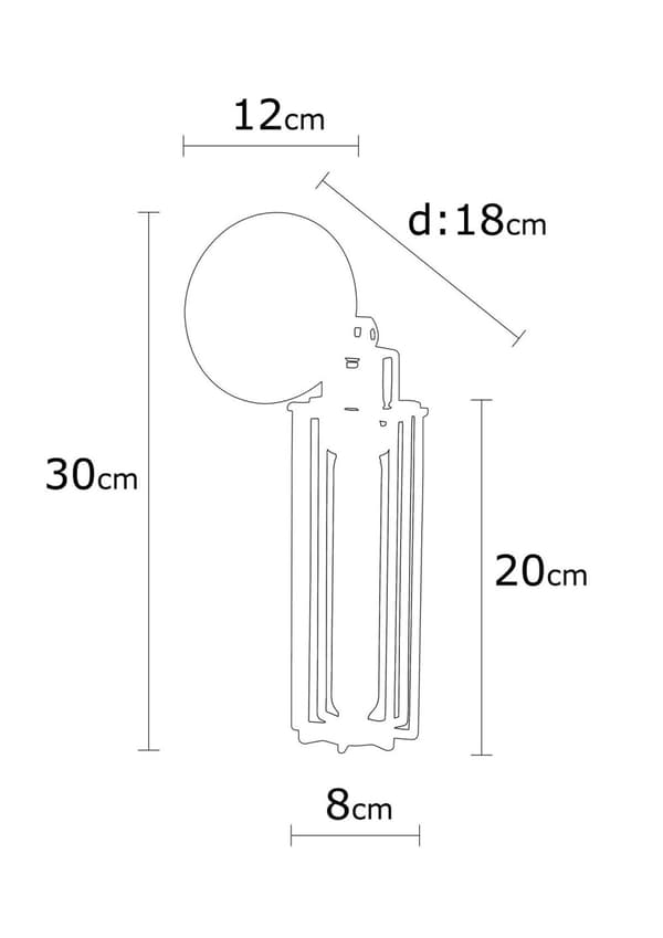 Vägglampa Likya - N-1022