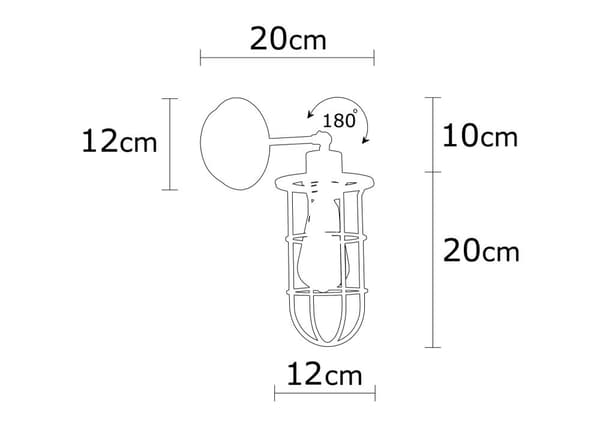 Vegglampe Kimil - N-1080