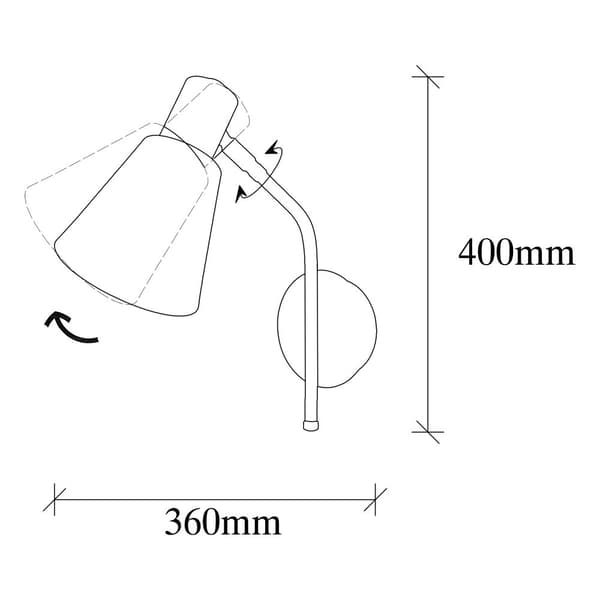 Vegglampe Sivani - MR-664