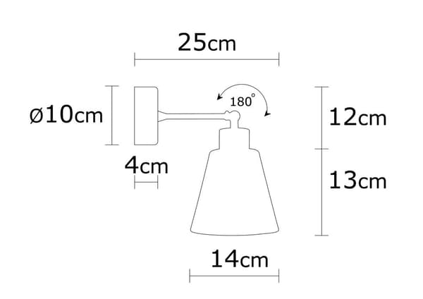 Vägglampa Manavgat - N-611