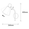 Miniatyrbilde 8 av 9: Vegglampe Sivani - MR-663