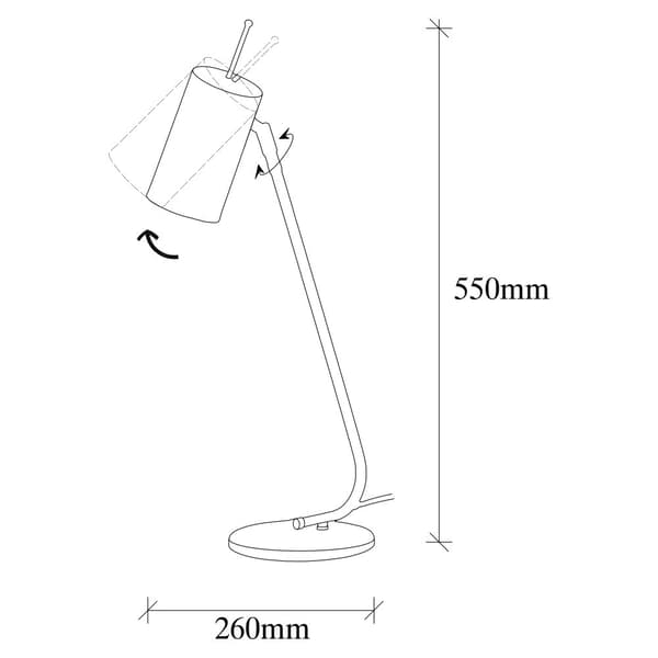 Bordslampa Sivani - MR-612