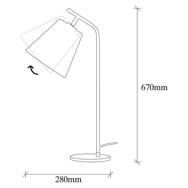 Bordslampa Salihini - MR-622