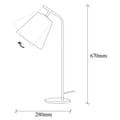 Miniatyrbild 6 av 7: Bordslampa Salihini - MR-623